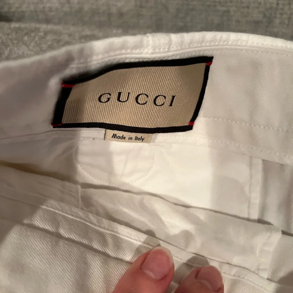 Gucci Men's shorts authentic gucci men's drill shorts dress short with logo
